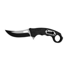 Folding Knife Outdoor Knife Camping For Survival (Color: Black)