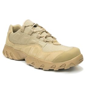 Outdoor Hiking Shoes Training Military Fan Combat Shoes Military Fan Boots (Option: Sand color-45)