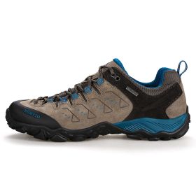 Men's Spring And Autumn Lightweight And Wear-resistant Sports Hiking Shoes (Option: Brown Low Top Mens-39)