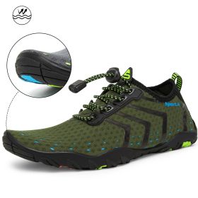 Light And Portable Beach Wading Shoes (Option: Green-35)